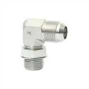 Adattatore idraulico a 90 gradi da JIC maschio a ORB maschio