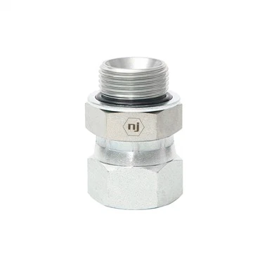 Adattatore idraulico JIC femmina a BSP O-ring