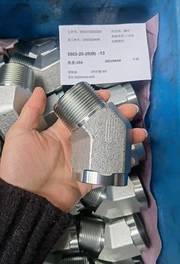 Gomito a 45 gradi NPTF maschio-NPTF femmina